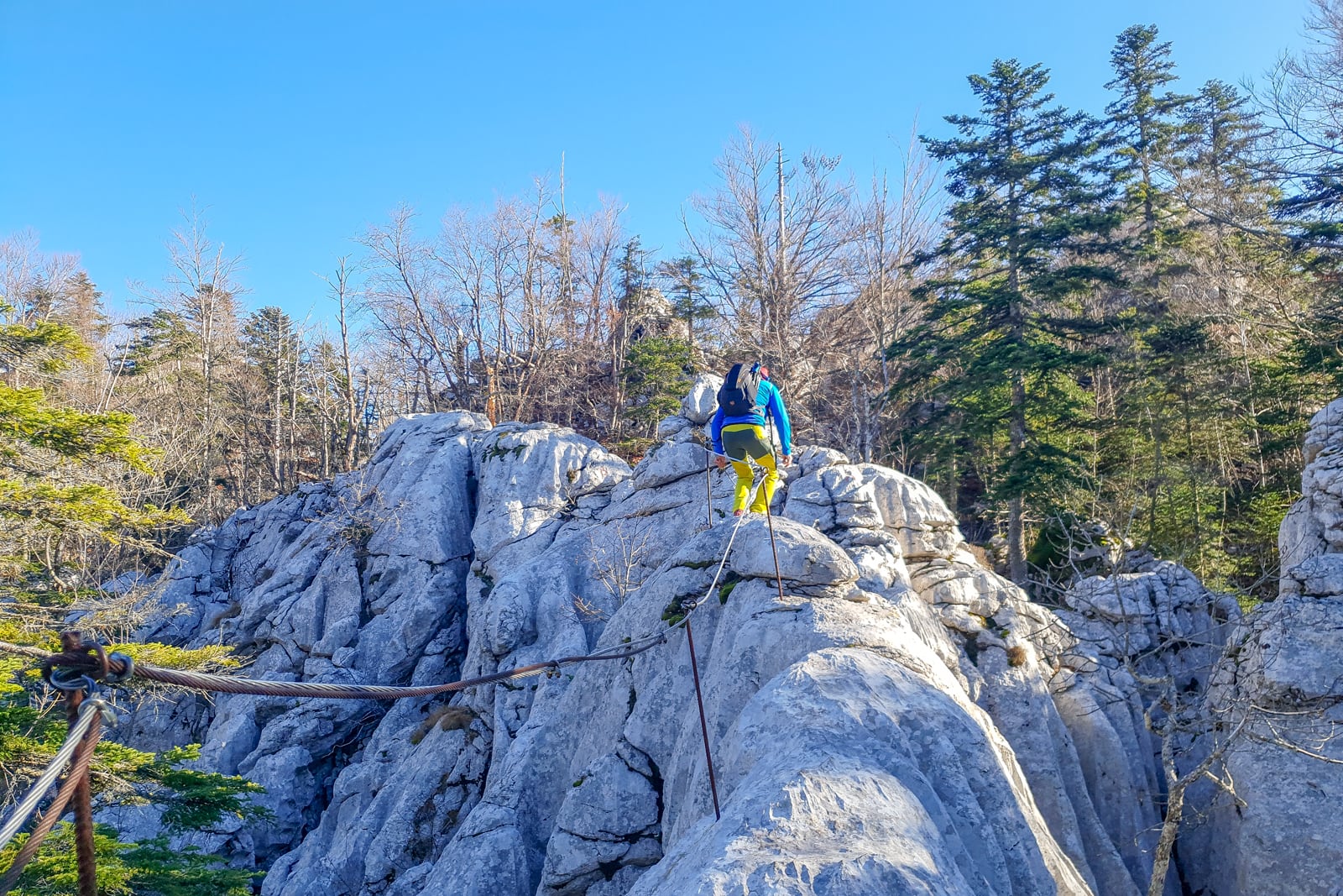 Bergsteigerische Herausforderung im Südvelebit